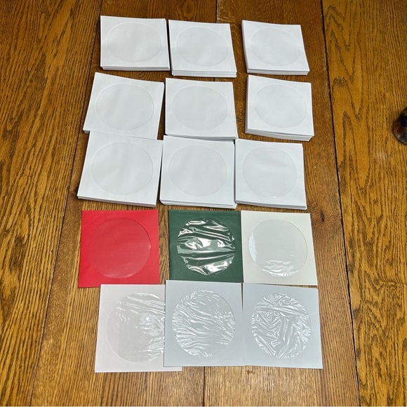 CD/DVD Sleeve Bundle - 182 qty of them .  Great for storage or crafting. - Picture 2 of 7